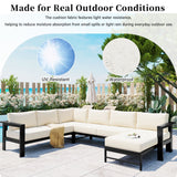 U-Style U-Shaped Outdoor Sectional Sofa Set