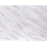 Zander Printed Faux Marble Top Mirrored Coffee Table