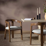 Modern Barrel Dining Chairs (Set of 2)