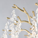 6-Light Chandelier Crystal Ceiling Lamp in Gold