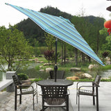 9FT Umbrella Blue Stripes