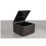 Elegant Outdoor Rattan Wicker 6 Person Seating Group With Cushions