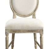 Upholstered Dining Chairs (Set of 2) - Brown