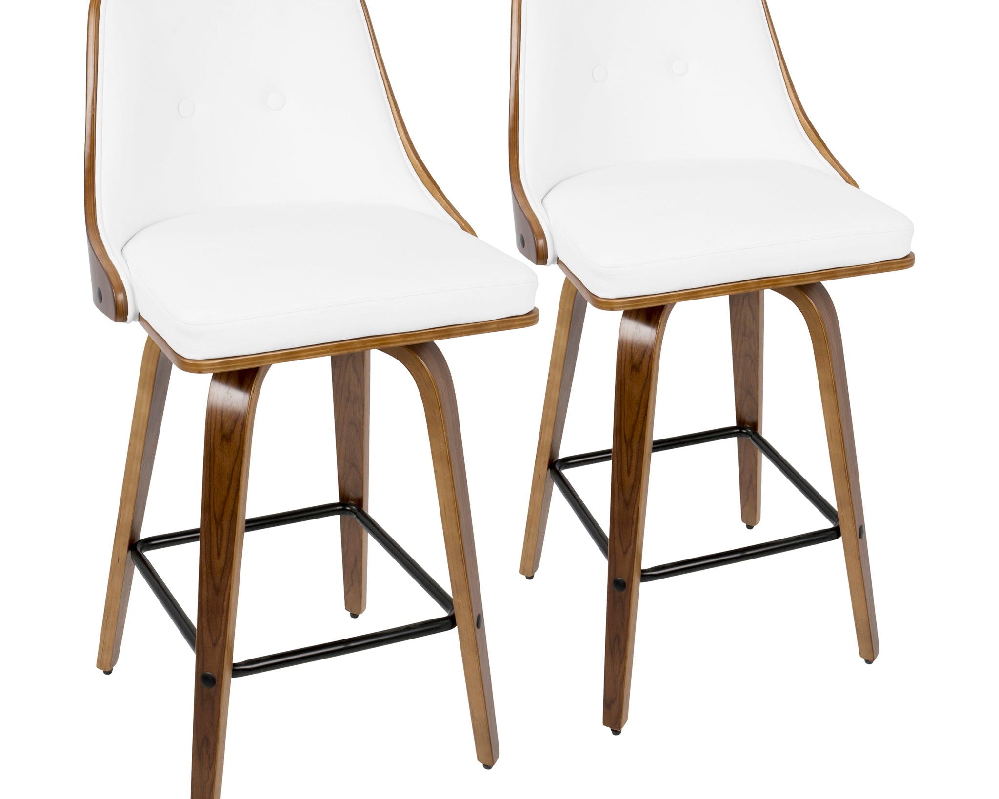 Gianna - Mid Century Modern Counter Stool (Set of 2)
