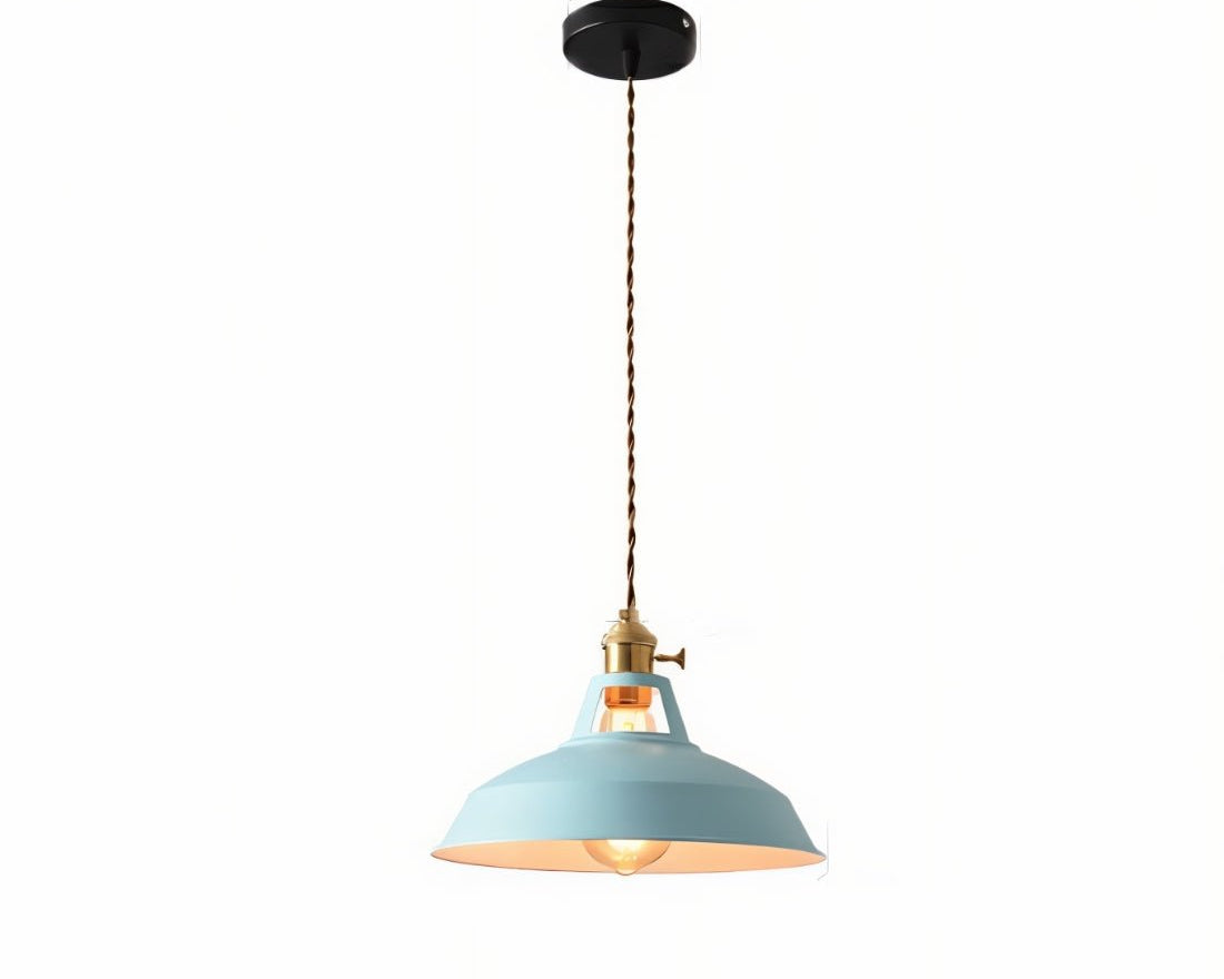 Color Block Shade Pendant Light