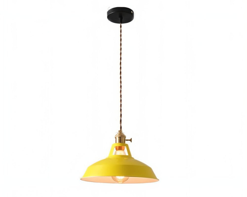 Color Block Shade Pendant Light