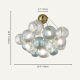 Cuneiform Indoor Chandelier