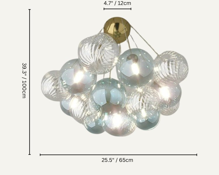 Cuneiform Indoor Chandelier