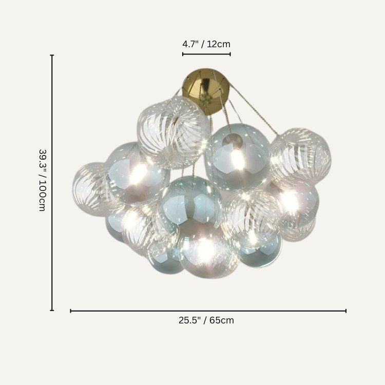 Cuneiform Indoor Chandelier