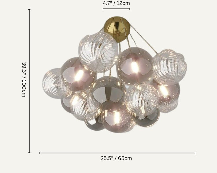 Cuneiform Indoor Chandelier