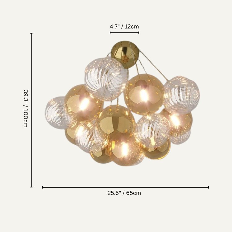 Cuneiform Indoor Chandelier