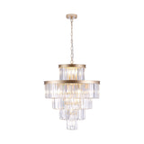 Golden Luxury Crystal Chandelier 23.6 Inch