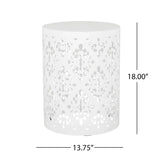 Outdoor Metal Modern Design End Table