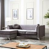 Delray - Micro Suede Sofa Chaise