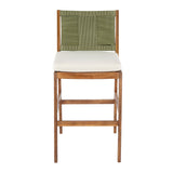 Outdoor Acacia Wood Bar Stools (Set of 2)