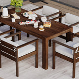 TREXM 7-Piece Patio Dining Table Set for 6