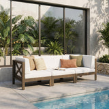 Brava X-Back 3 Seater Outdoor Sectional Sofa Set