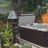 Quattro Hot Tub 4-Person Spa – Compact Design with Lounger and Captain’s Chair