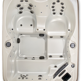 Quattro Hot Tub 4-Person Spa – Compact Design with Lounger and Captain’s Chair