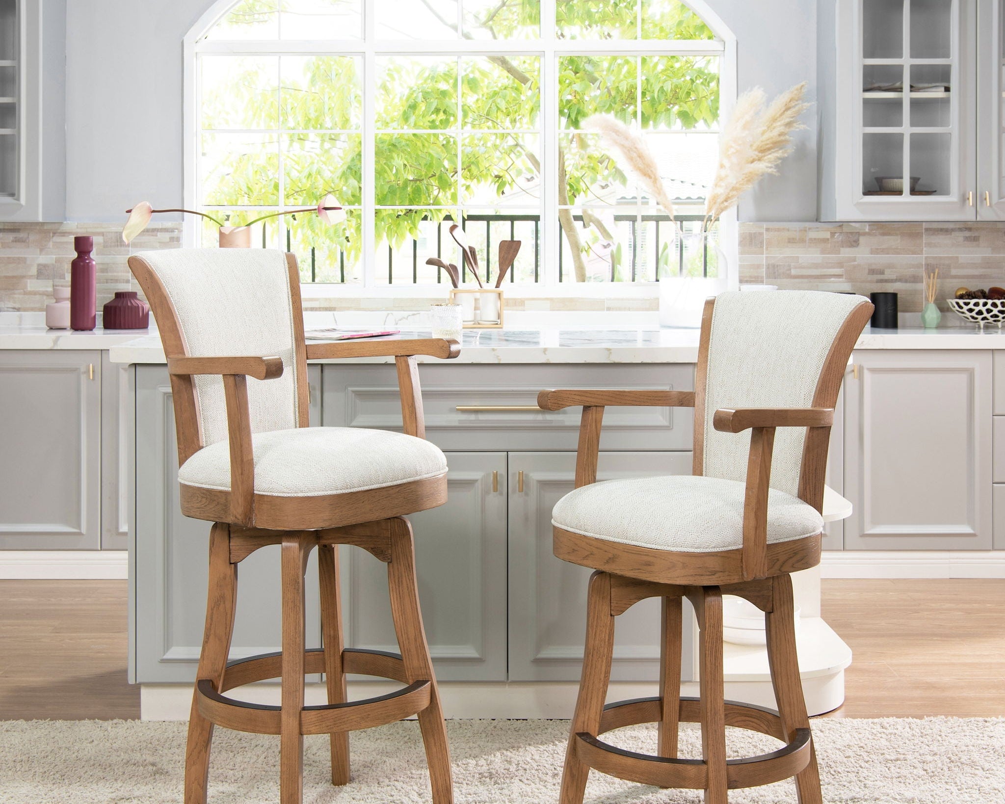Williams - Swivel Counter Height Bar Stool