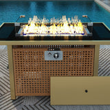 K&K 43' Propane Gas Fire Pit Table