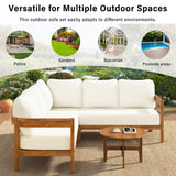 U_Style Acacia Solid Wood Patio Furniture Set