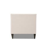 Jack 84' Modern Tuxedo Tufted Sofa, Sky Neutral Beige Polyester