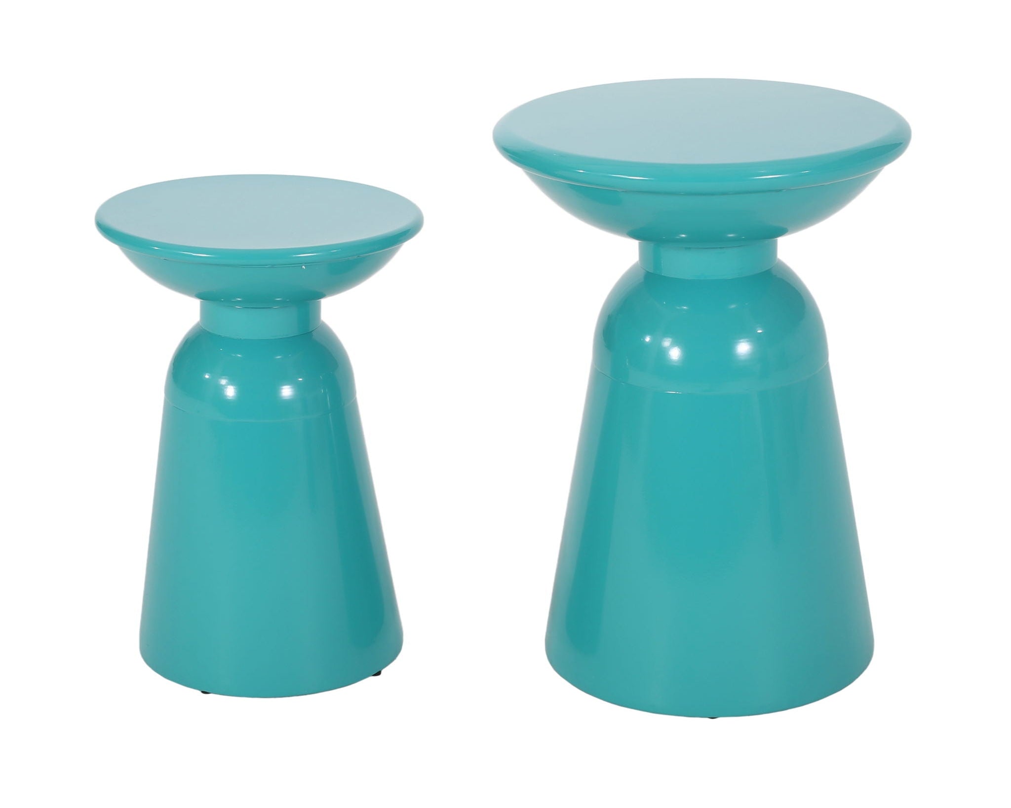 Serenita - Outdoor Side Tables With Flared Design (Set of 2)