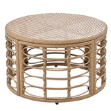7 Pieces Outdoor Patio Furniture, All-Weather Rattan Sectional Sofa Set