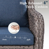 JB Two Swivel Chairs and Side Table