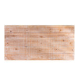 Modern Rustic Coffee Table – Rectangular Wood Center Table for Living Room