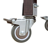 K&K Outdoor Kitchen Island, Rolling Bar Cart & Storage Cabinet