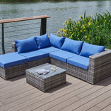 Patio Sofa With Cushions