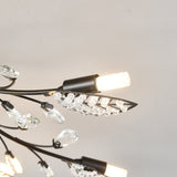 15-Light Chandelier Crystal Ceiling Lamp