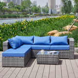 Patio Sofa With Cushions