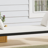 Patio Wooden Swing Chair Hanging Porch Swing Bench