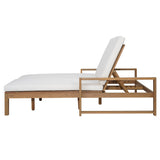 TREXM Outdoor Double Lounge Chair with 5-Position Adjustable Backrest