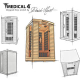 2 Person Home Full Spectrum Infrared Sauna | Medical 4™