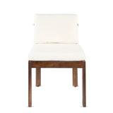 Acacia Wood Outdoor Dining Chair (Set of 2)