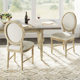 Upholstered Dining Chairs (Set of 2) - Brown