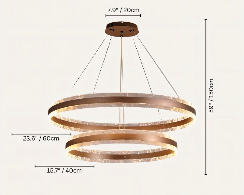 Dingir Round Chandelier