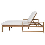 TREXM Outdoor Double Lounge Chair with 5-Position Adjustable Backrest
