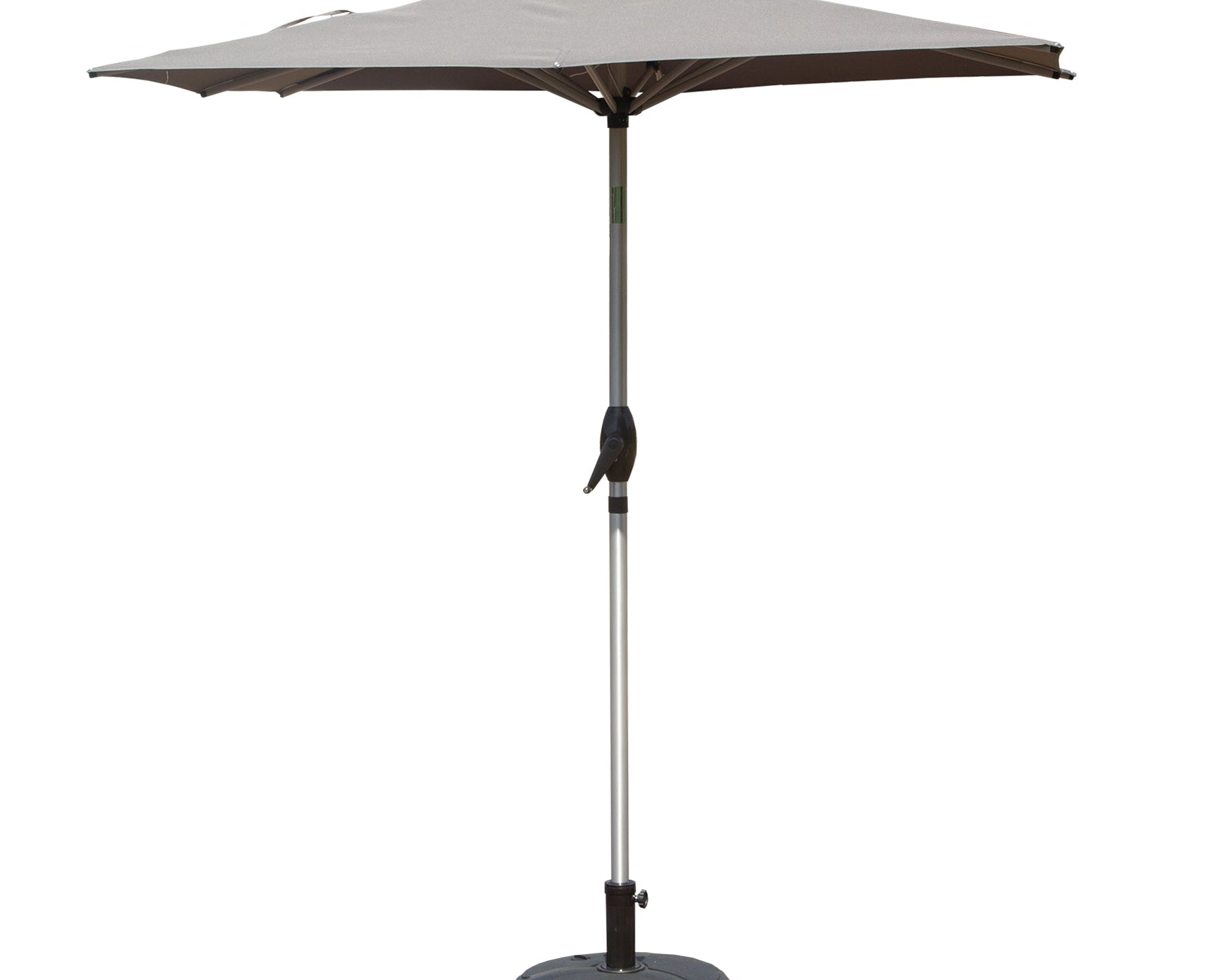 Rectangle Patio Umbrella with Crank Lift and Tilt Function
