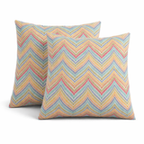 2 Pack Outdoor Throw Pillows, Waterproof & Fade-Resistant
