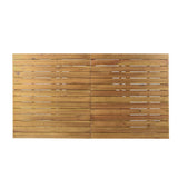 Extendable Acacia Wood Outdoor Dining Table
