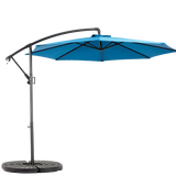 10ft Offset Hanging Market Patio Umbrella with Easy Tilt Adjustment