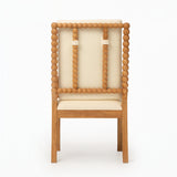 Set of 2 Rubber Wood Dining Chairs