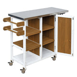 Foldable Outdoor Kitchen Island Patio Prep Station