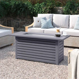 The 50,000 BTU Stainless Steel Fire Pit Table with Lid
