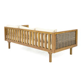 Claremont 3-Seater Daybed and Acacia Wood Patio Table